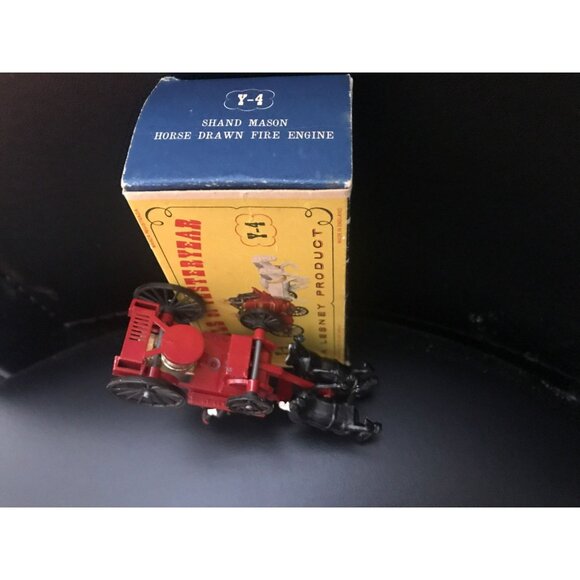 Vtg Matchbox Lesney Models of Yesteryear Y-4 Shand Mason Horse Drawn Fire Engine - Picture 10 of 10